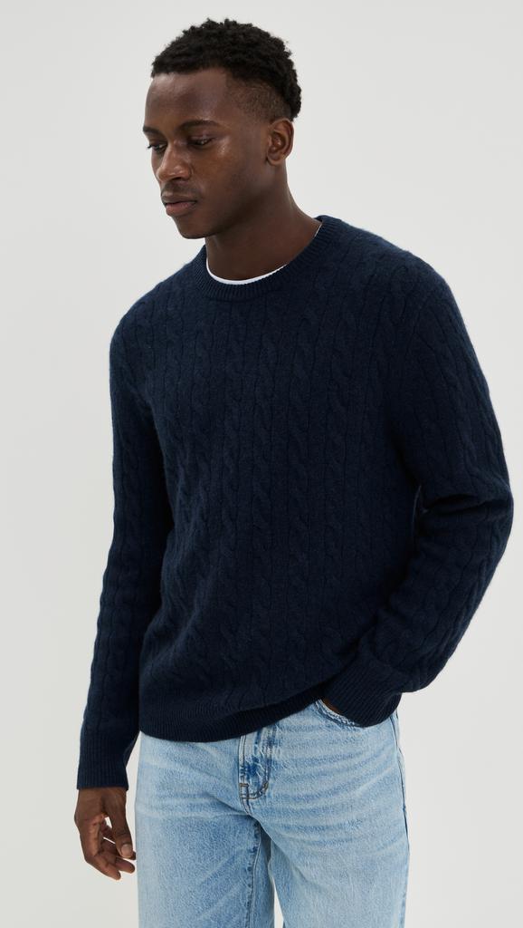 Club Monaco Cashmere Cable Crew Sweater