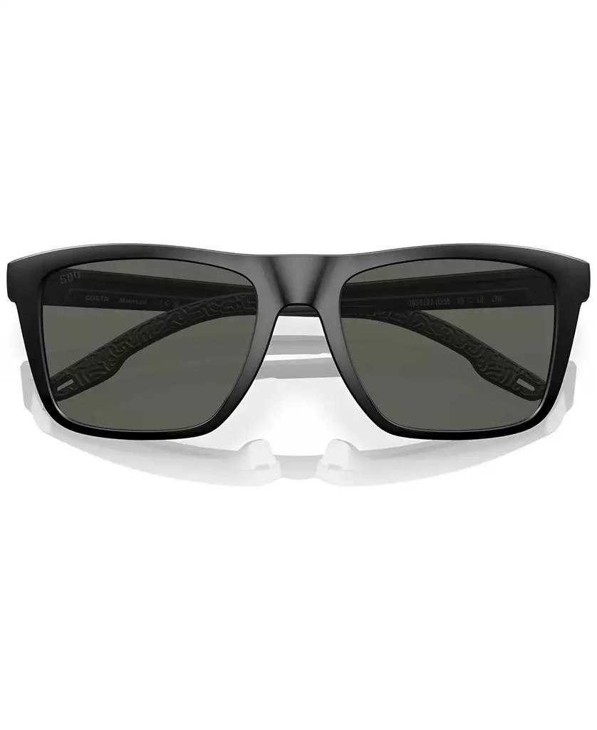 Costa Del Mar Men's Mainsail Polarized Sunglasses, 6S910755-P 55 4