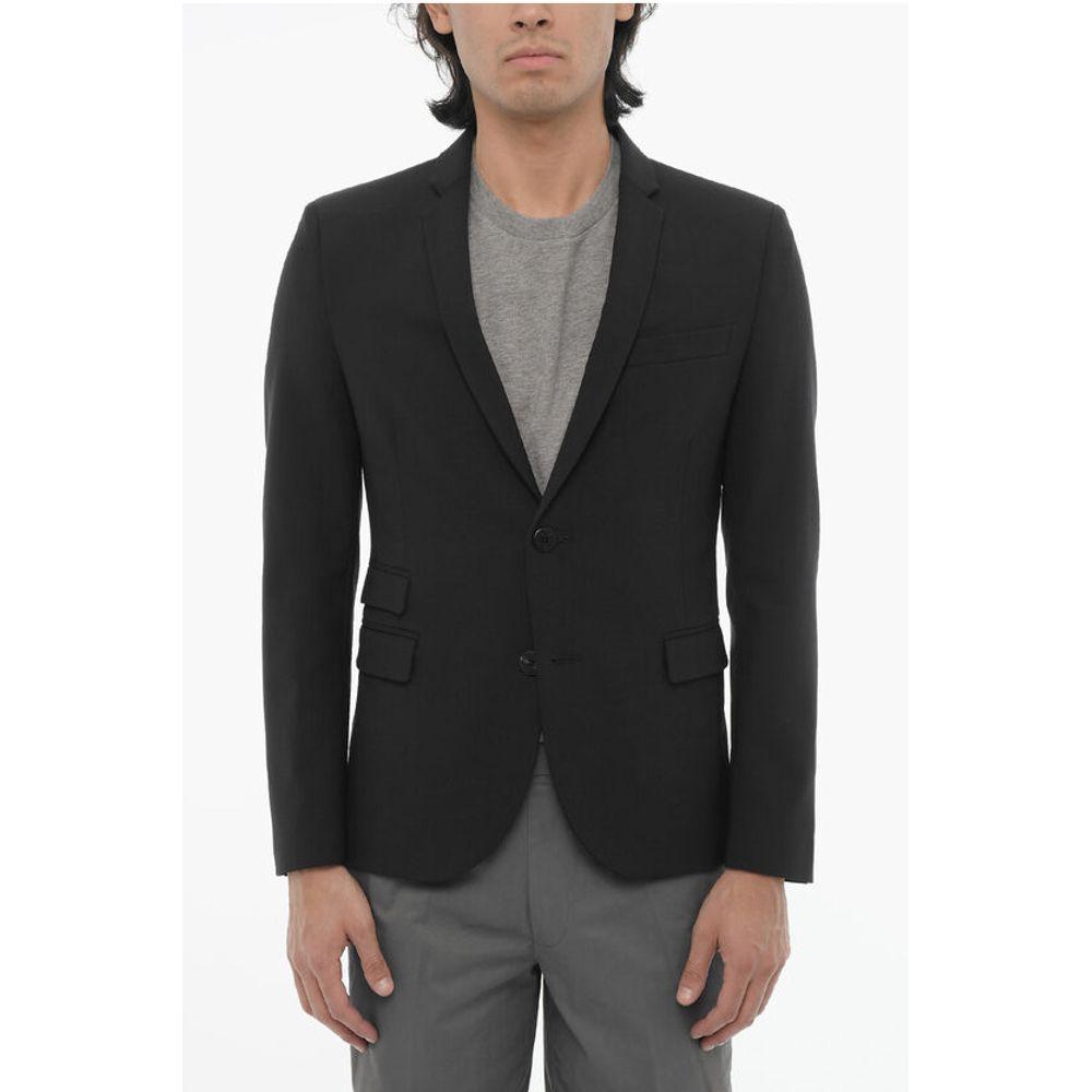 Neil Barrett Side Vents Notch Lapel Slim Fit 2-Button Men's Blazer