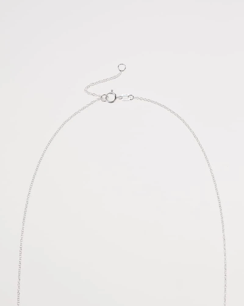 Lovisa Lovisa sterling silver cubic zirconia halo heart pendant necklace in silver 3