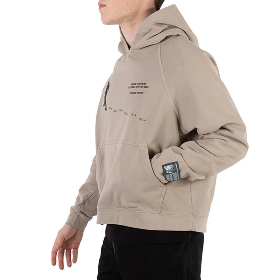 Reese Cooper Men's Grey Desire Paths Hooded Sweatshirt 2