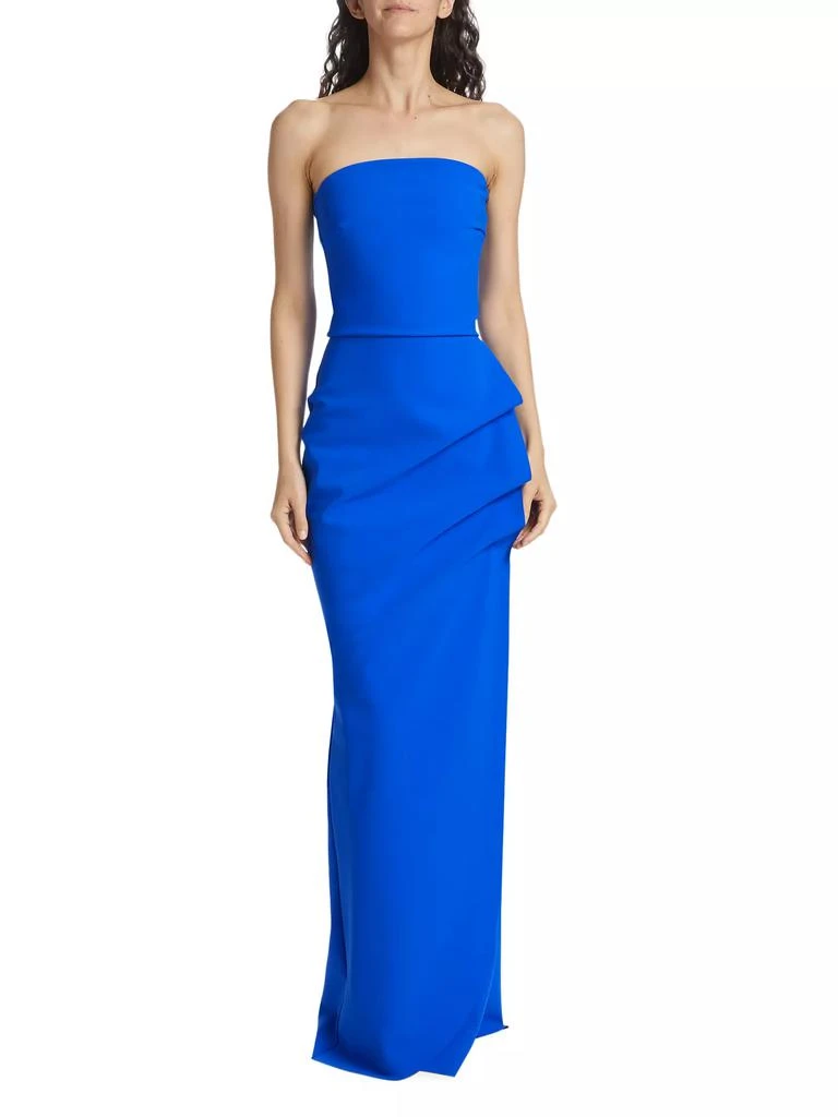 Chiara Boni Clotilde Strapless Column Gown 3