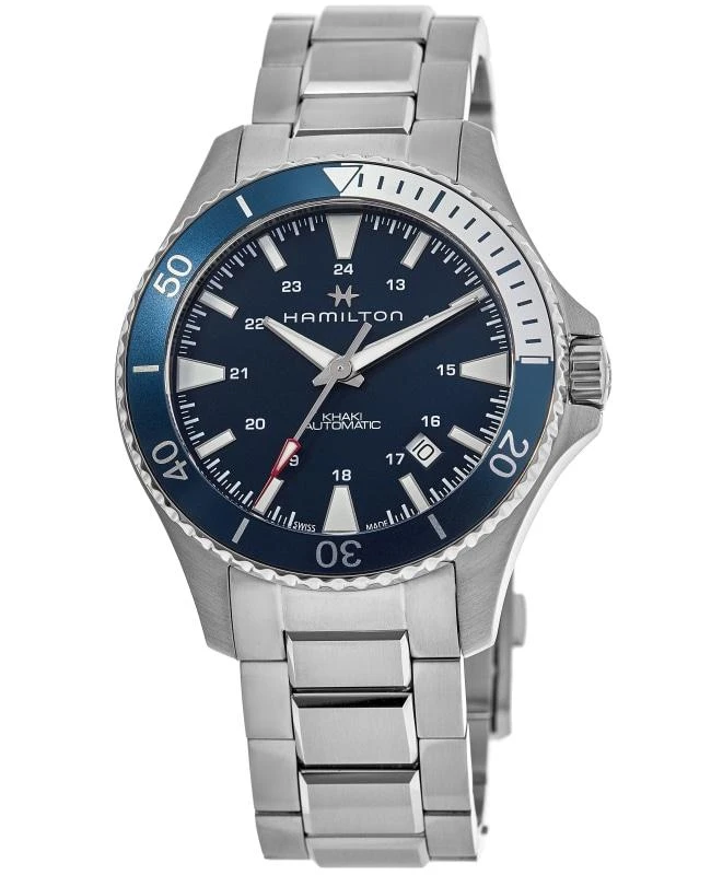 Hamilton Hamilton Khaki Navy Scuba Auto Blue Dial Stainless Steel Men's Watch H82345141 1