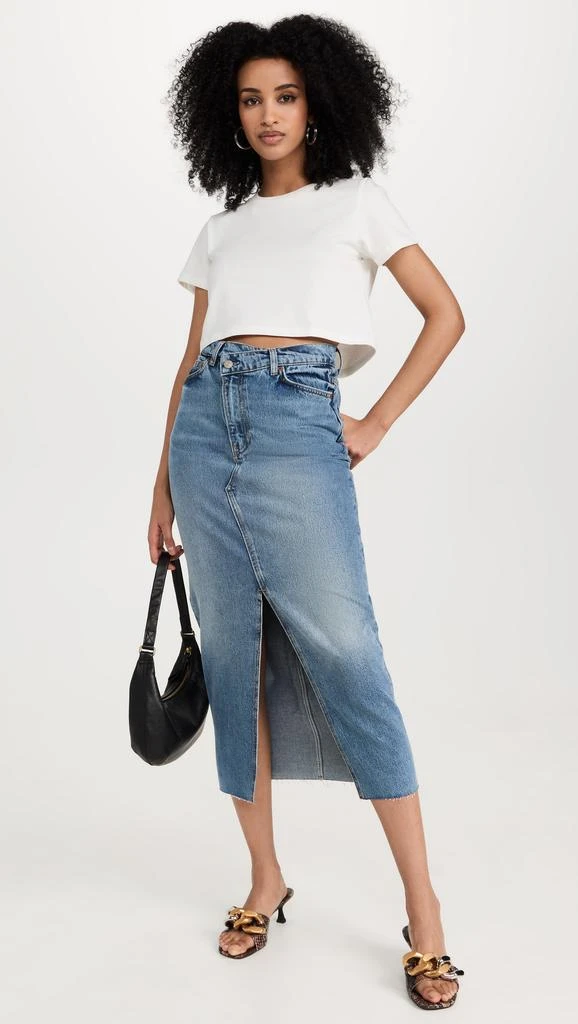 Reformation Cropped Classic Crew Tee 4