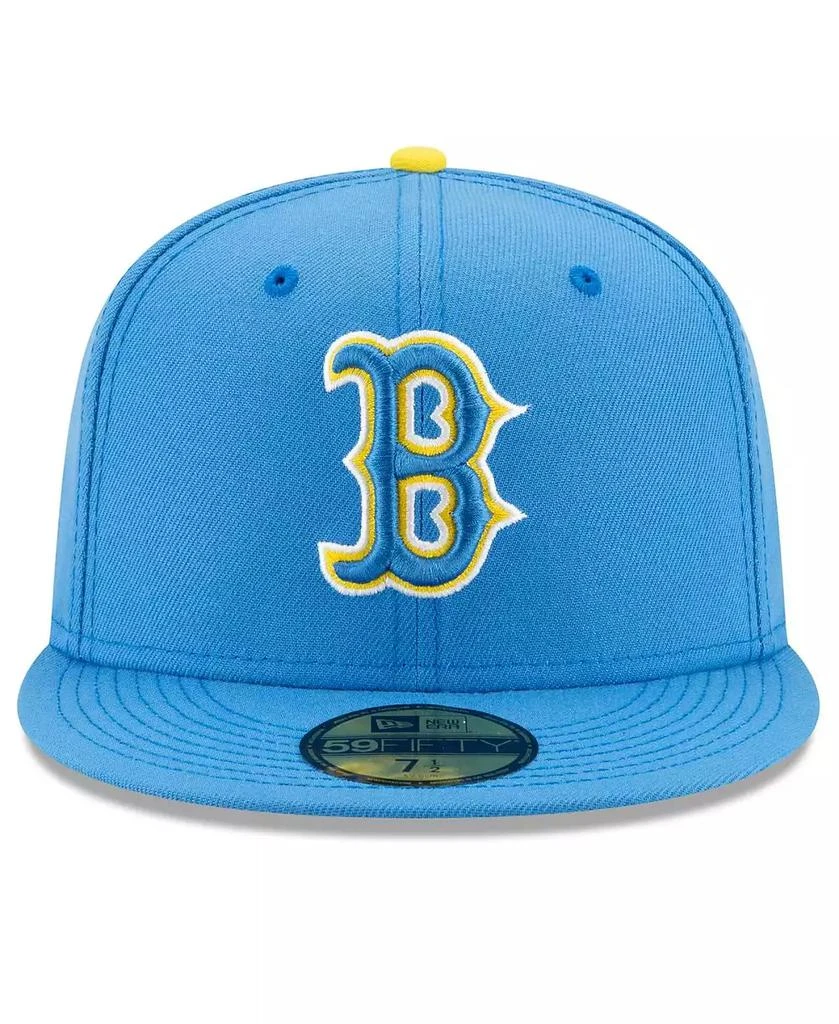 New Era Men's Light Blue Boston Red Sox City Connect 59FIFTY Fitted Hat 2