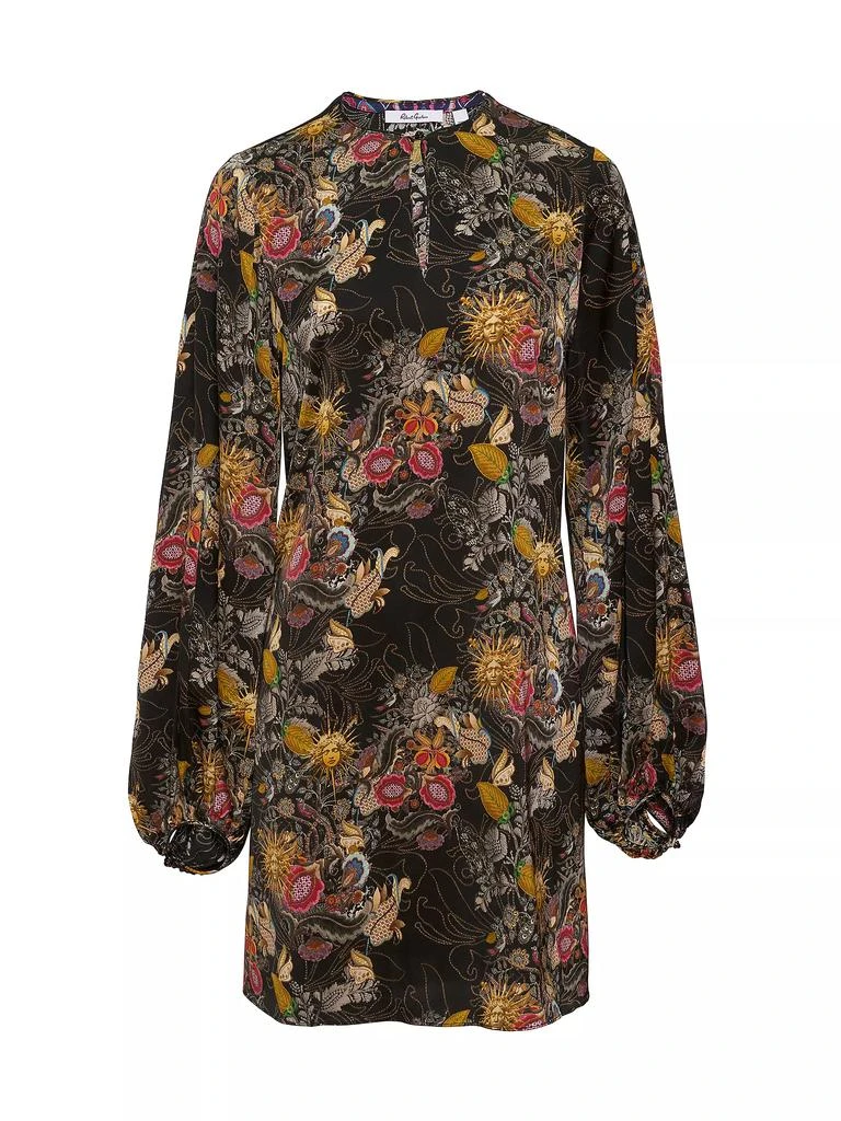 Robert Graham Giselle Silk-Blend Sun Minidress 1