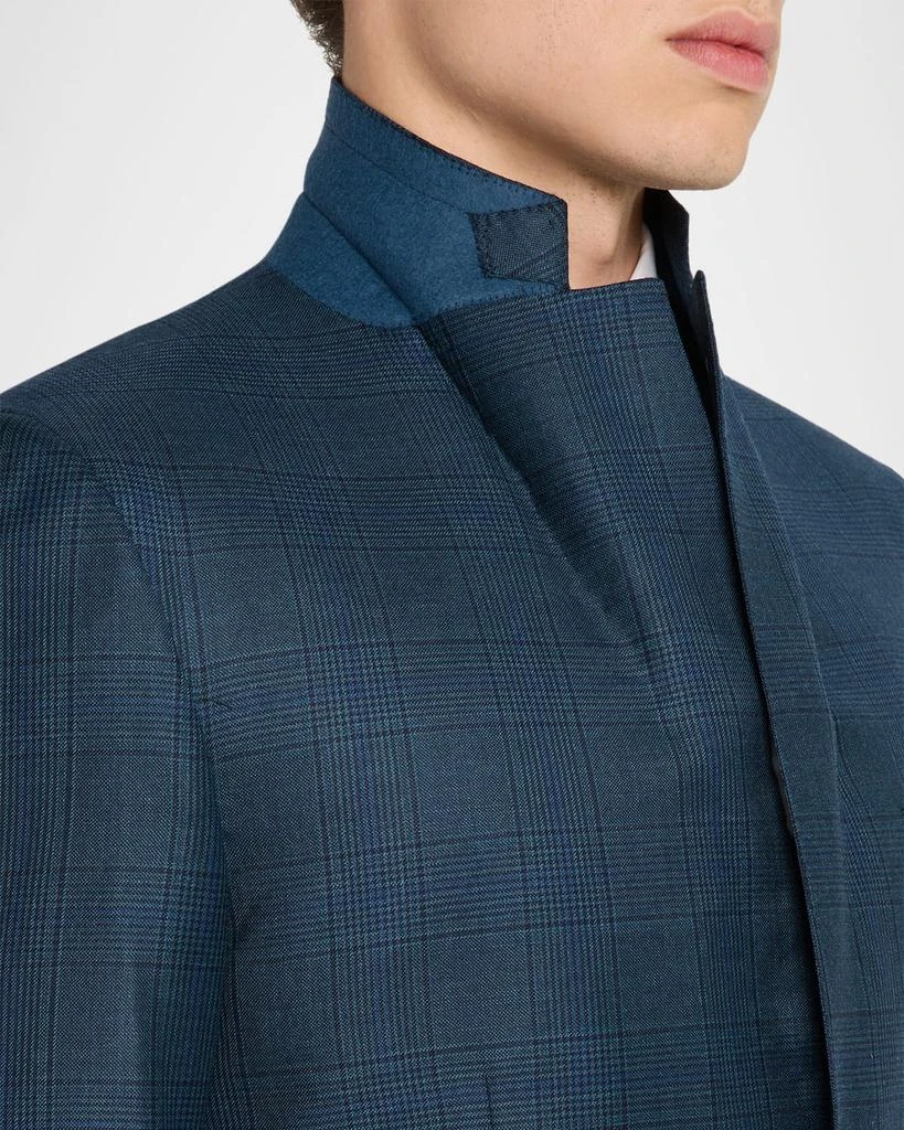 Brioni Men's Wool Tonal Prince of Wales Sport Coat 6