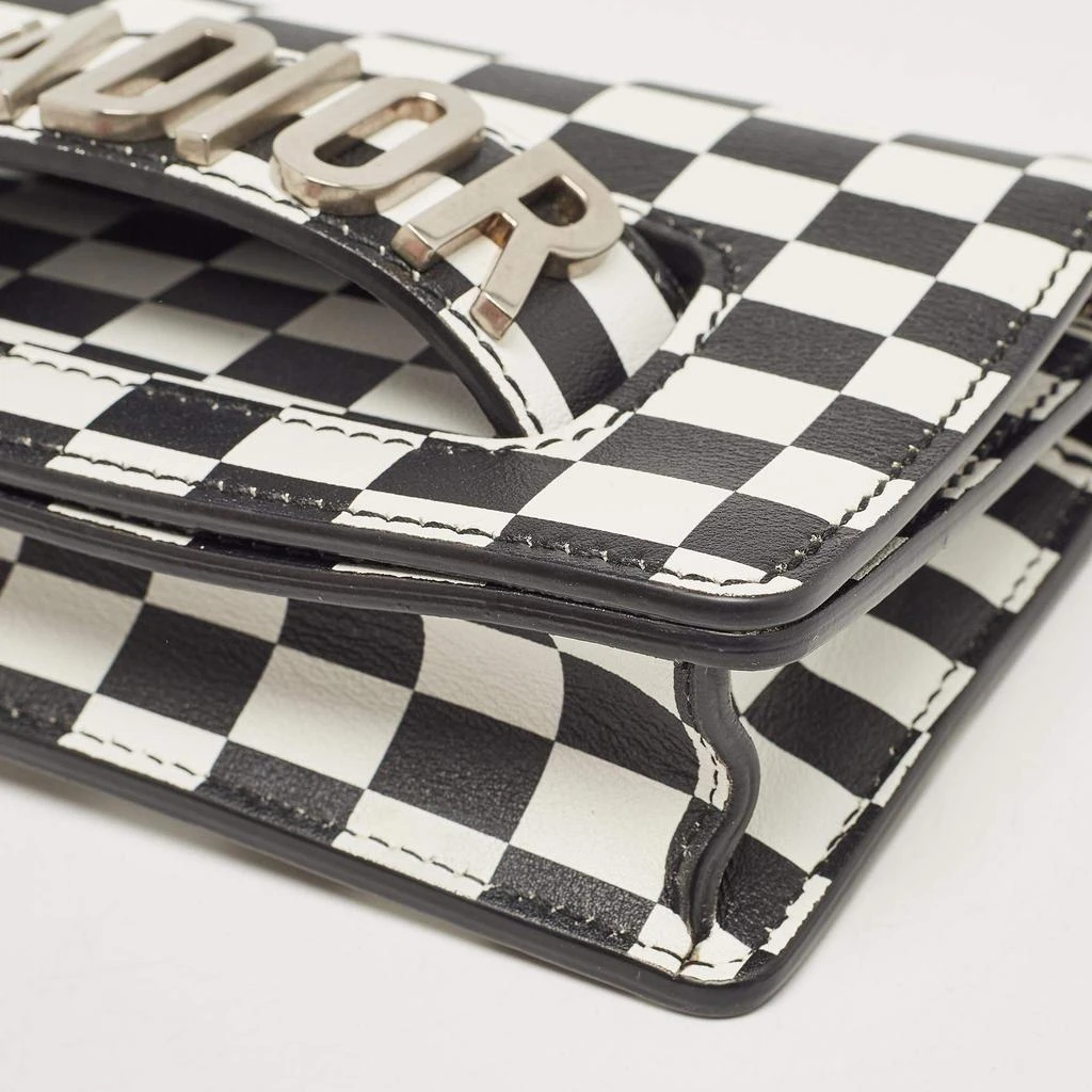 Dior Dior Black/White Leather Miss J'Adior Checkered Crossbody Bag 15