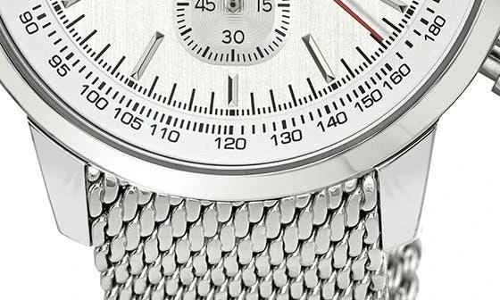 Porsamo Bleu Simon Mesh Strap Chronograph Watch, 44mm 7