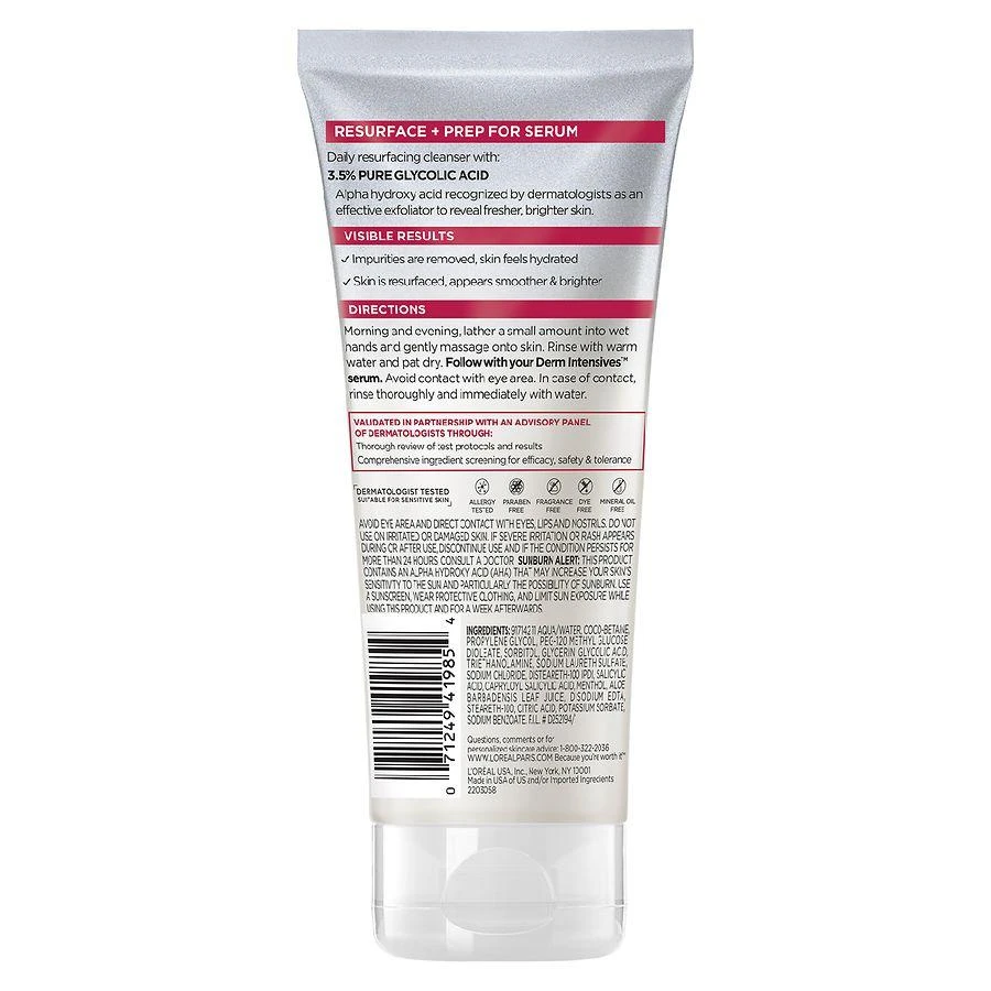 L'Oreal Paris Derm Intensives 3.5% Glycolic Acid Cleanser 2