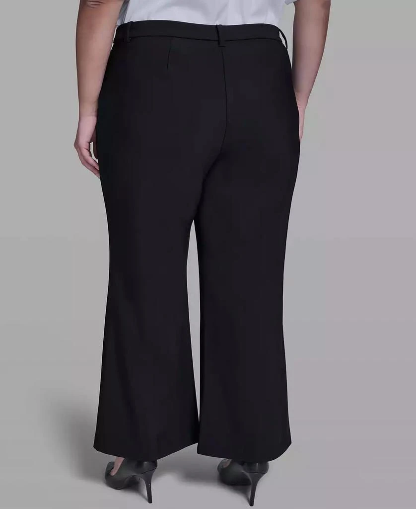 Karl Lagerfeld Paris Plus Size Ponte Wide Leg Pants 5