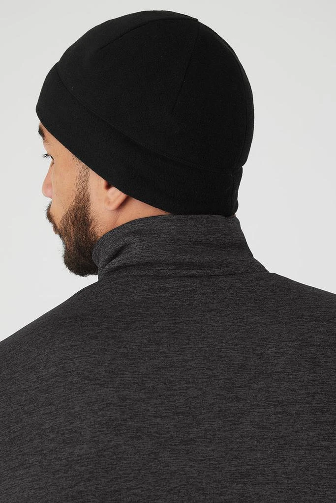 Alo Performance Fleece Beanie - Black/Black 6