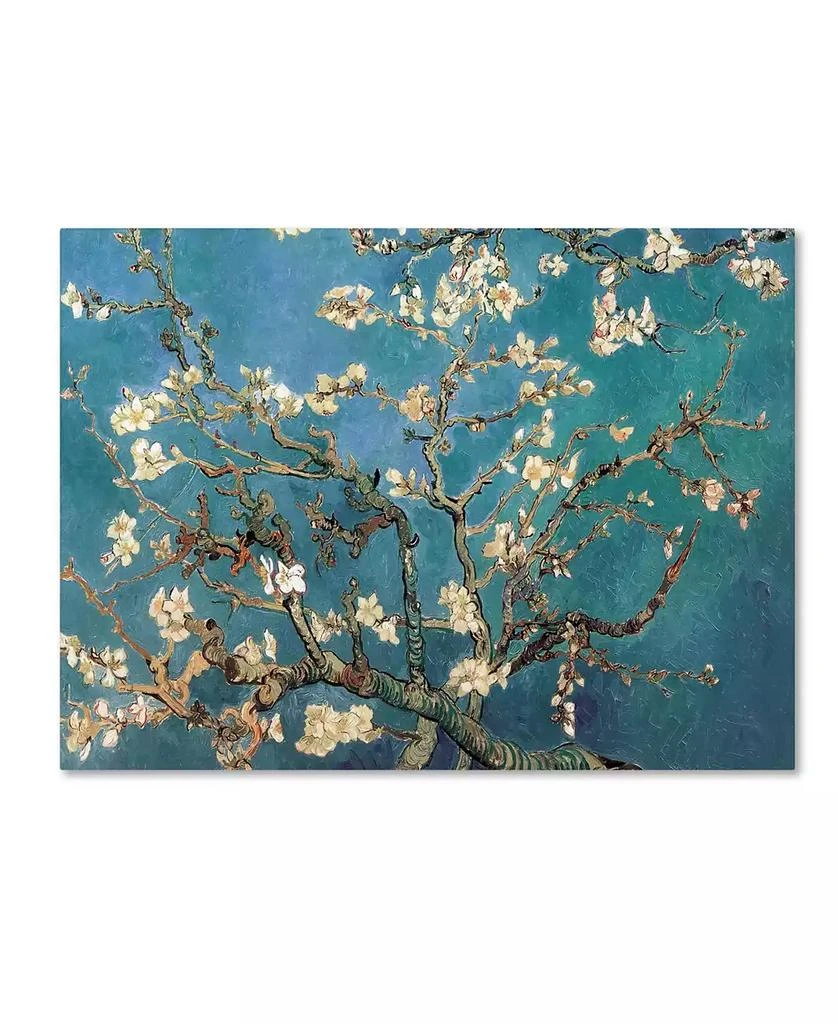Trademark Global Vincent van Gogh 
Almond Blossoms
 Canvas Art - 14" x 19"