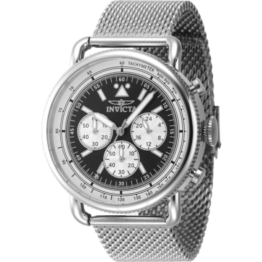 Invicta Speedway Zager Exclusive Chronograph Quartz Black Dial Men's Watch 47358 1