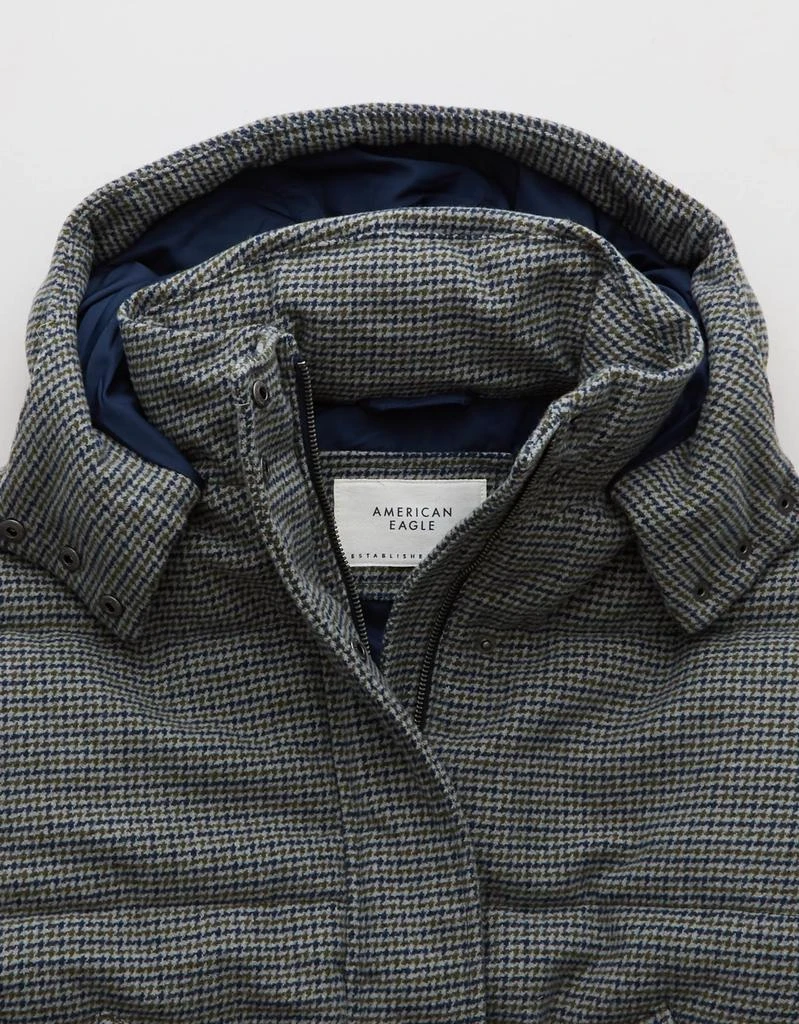 AE AE Plaid Hooded Puffer Jacket 6
