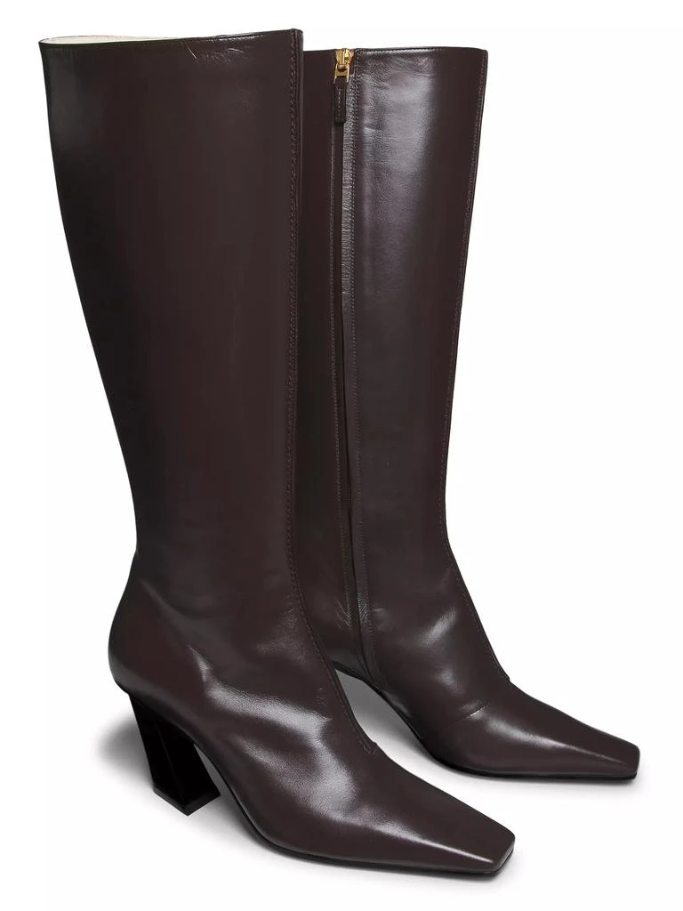 Bottega Veneta Lewis 75MM Leather Knee-High Boots 2