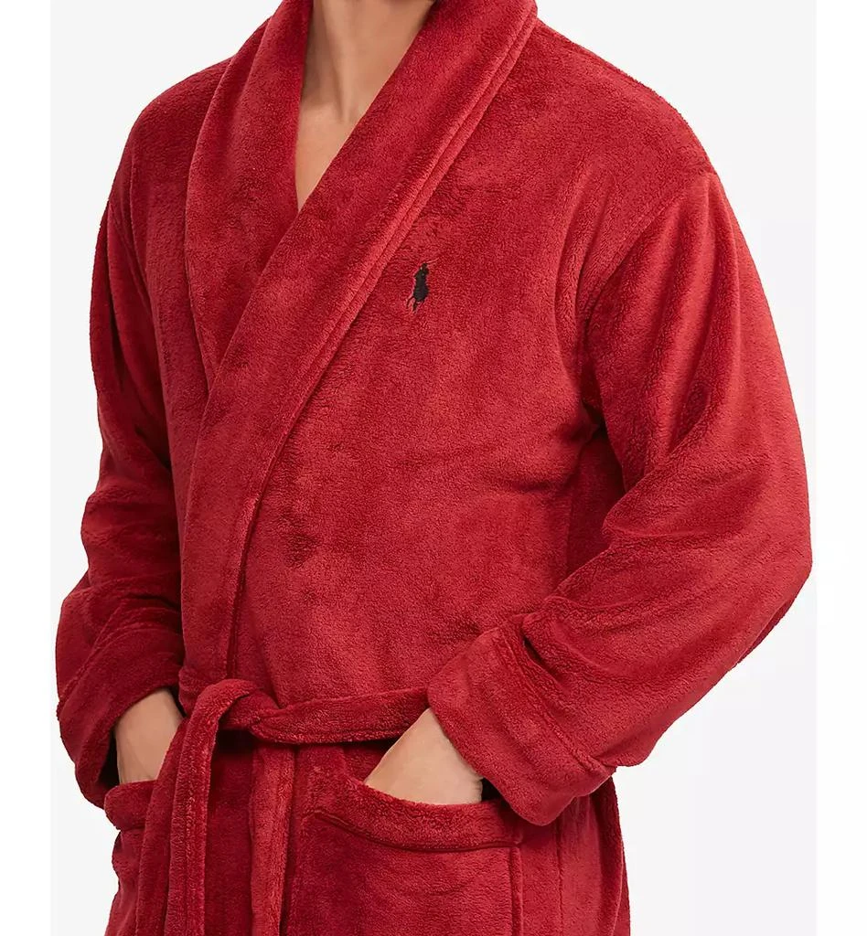 Ralph Lauren Men
s Microfiber Plush Shawl Collar Robe 4