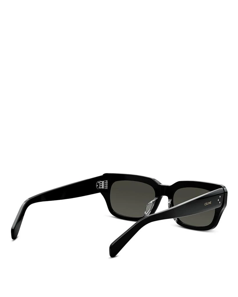 Celine Bold 3 Dots Rectangular Sunglasses, 54mm 4