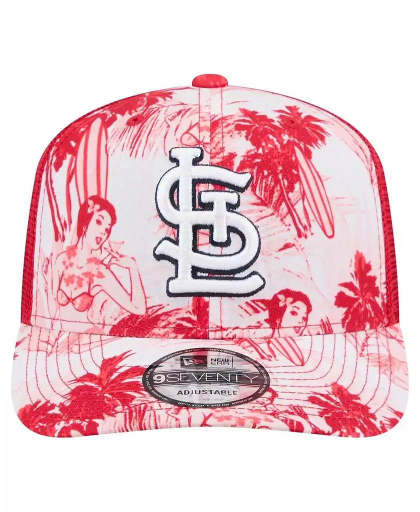 New Era Men's Red St. Louis Cardinals Hula Trucker 9SEVENTY Adjustable Hat 2