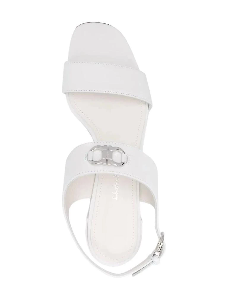 Salvatore Ferragamo Salvatore Ferragamo - Women
s Gancini Logo-plaque Sandals 4