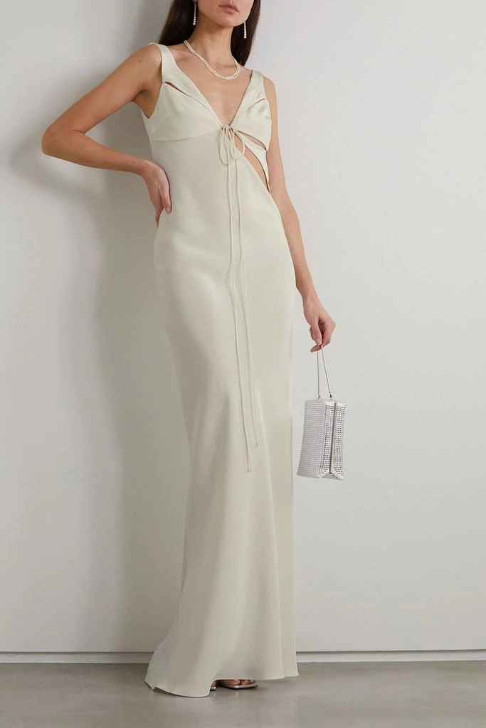 Triquetra cutout silk-faille maxi dress  On Sale Now with Up to 70% Off |  Discover Exclusive Deals & Savings at BeyondStyle  Authentic Christopher  Esber maxi dresses|bridal dresses|dresses|women|clothing with Limited-Time  Discounts,