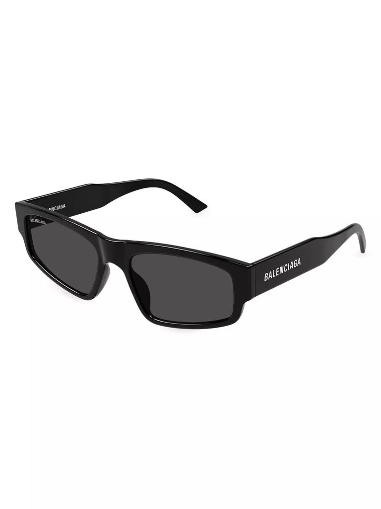 Balenciaga Flat 56MM Rectangular Sunglasses 2