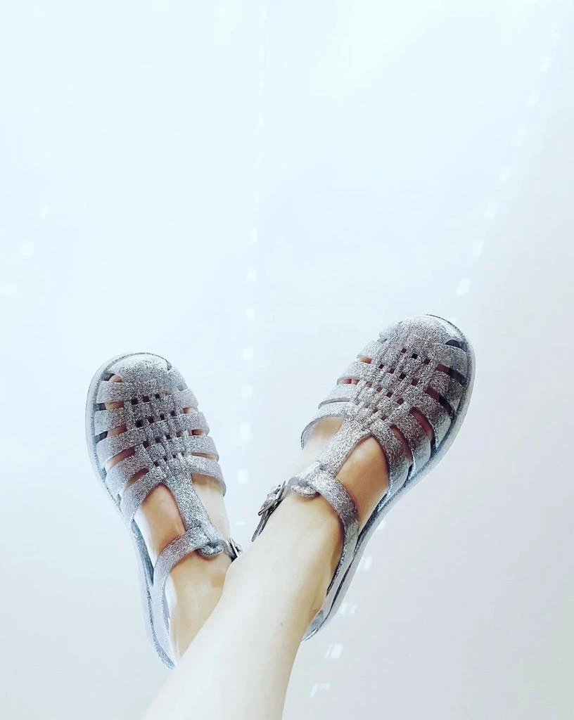 Melissa Shoes Sandales Possession Shiny - Pailleté Transparent 1
