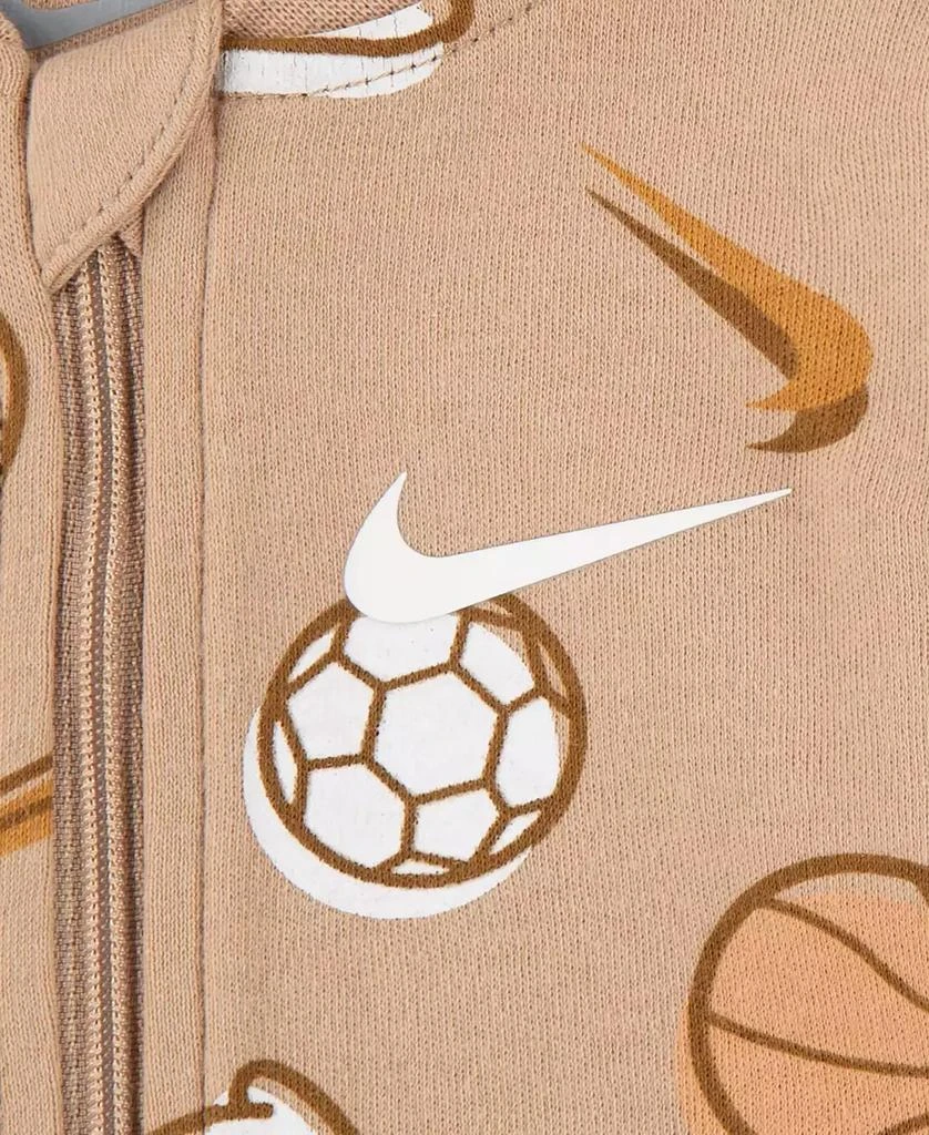 NIKE Baby Boys or Girls Printed Footed Coverall 3