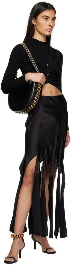 Stella McCartney Black Medium Frayme Bag 4