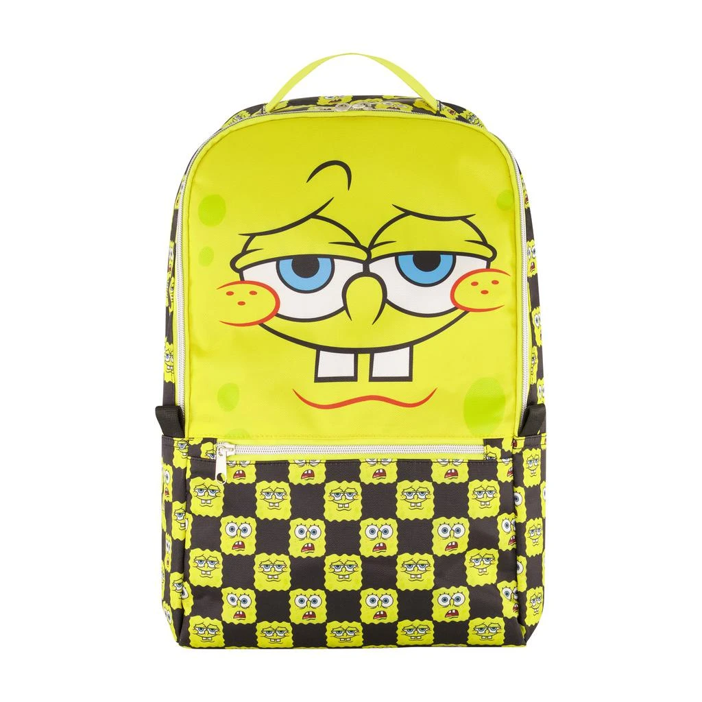 Concept One SPONGEBOB CHECKERED BIG FACE BACKPACK 1