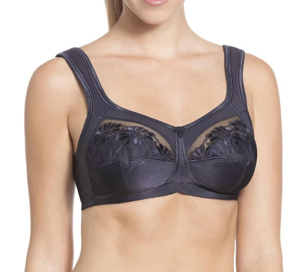 Anita Non-Wired Strain-Relieve Bra In Grey Pearl
