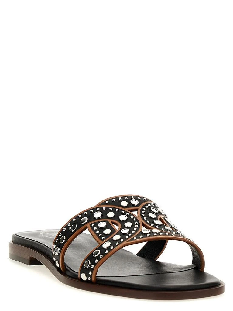 Tod's Tod'S Leather Flat Sandals 4