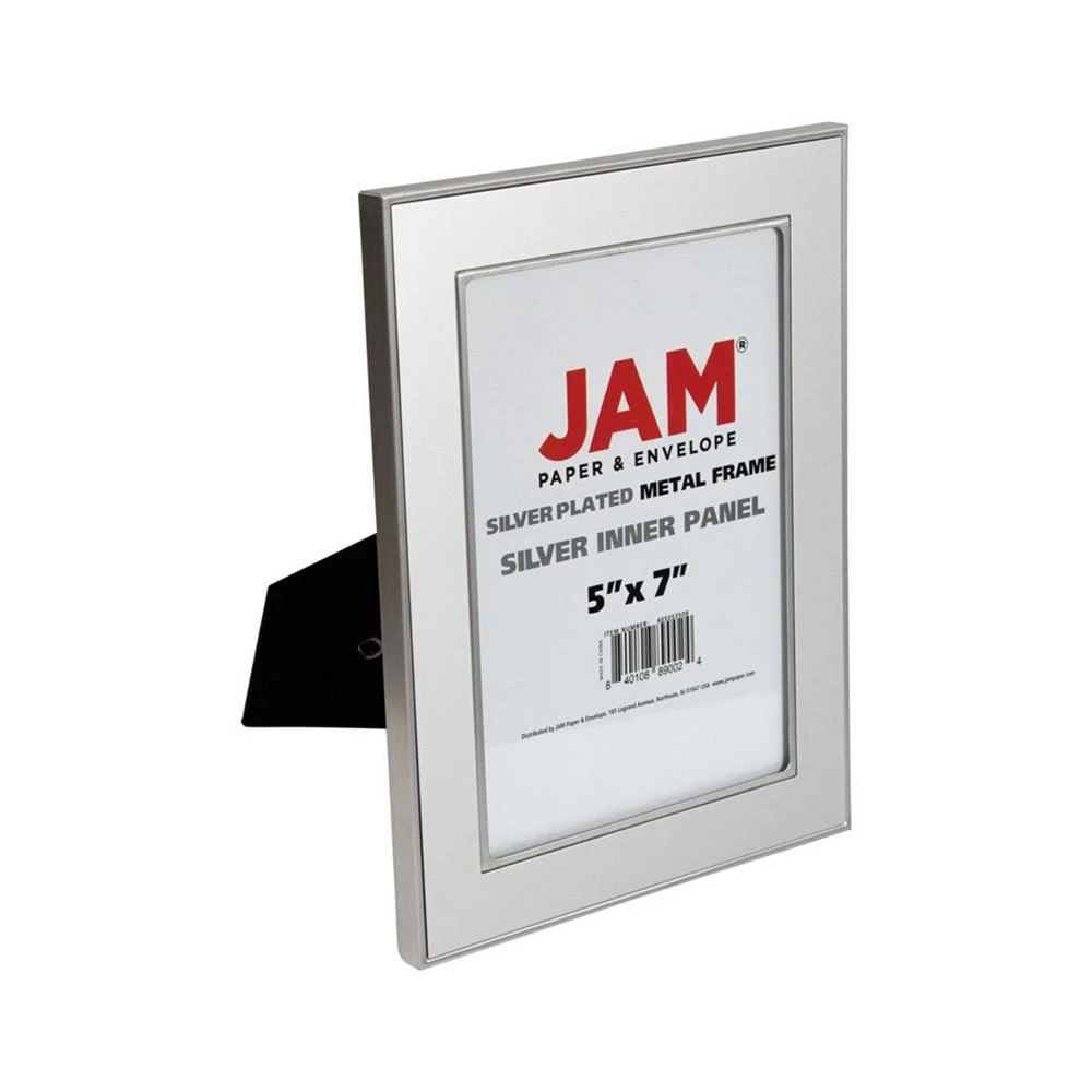 JAM Paper Plated Metal Picture Frames - 5" x 7" - 2 Per Pack 1