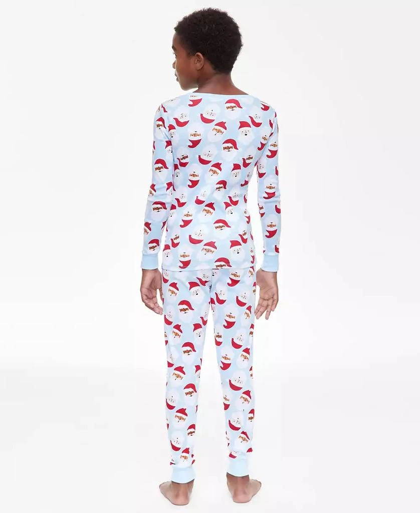 Holiday Lane Little & Big Kids Santa Cotton Snug Fit Matching Family Pajamas Set, Created for Macy's 3