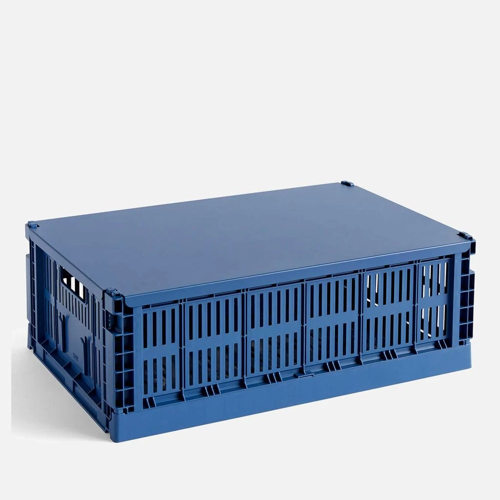 HAY HAY Colour Crate Lid - Large - Dark Blue 1
