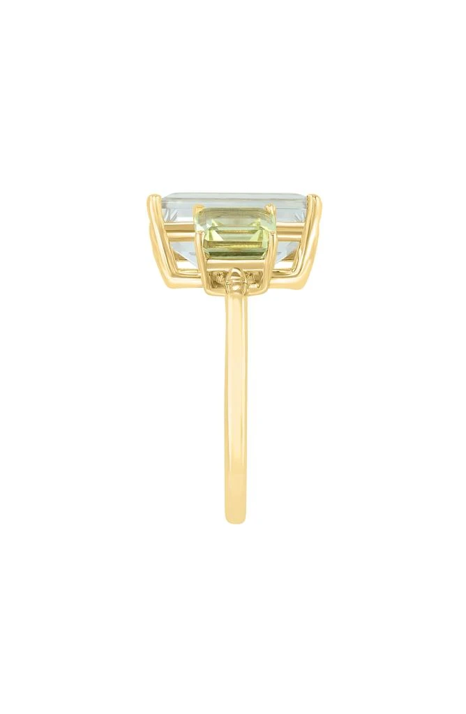 Effy 14K Yellow Gold White Topaz & Yellow Quartz Ring 3