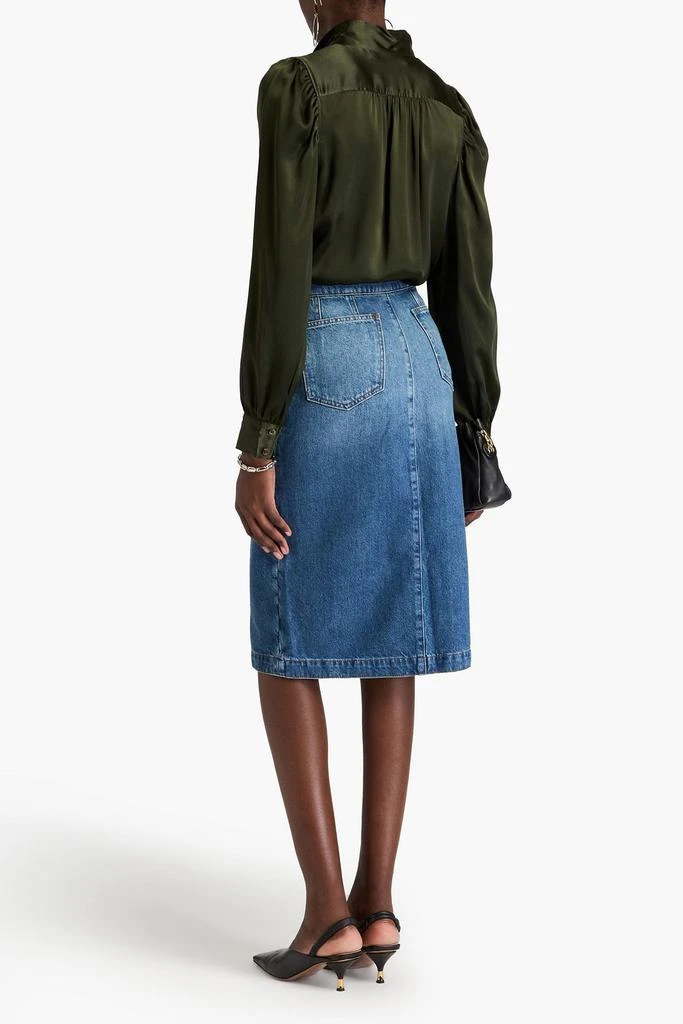 FRAME Gillian silk-satin shirt 3