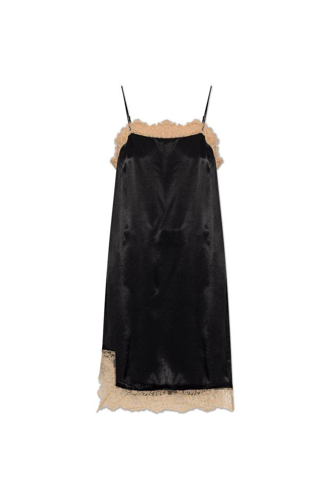 MUNTHE Munthe Roccoslip Lace Trim Slip Dress