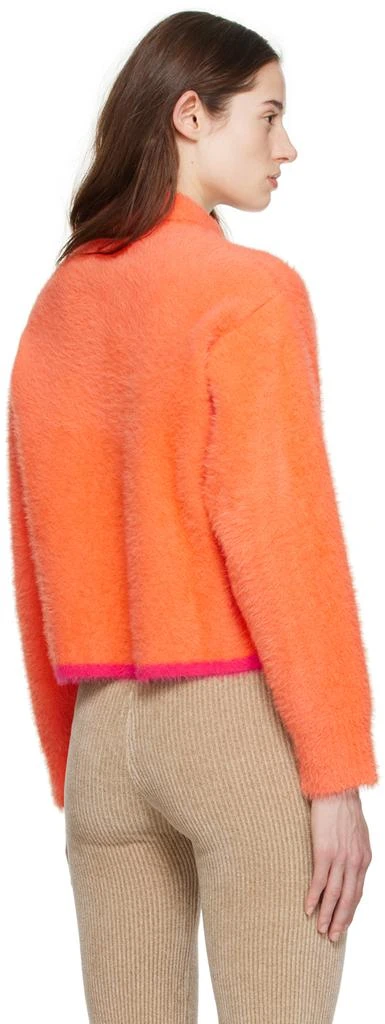 Jacquemus Orange 'Le Polo Neve' Long Sleeve Polo 3