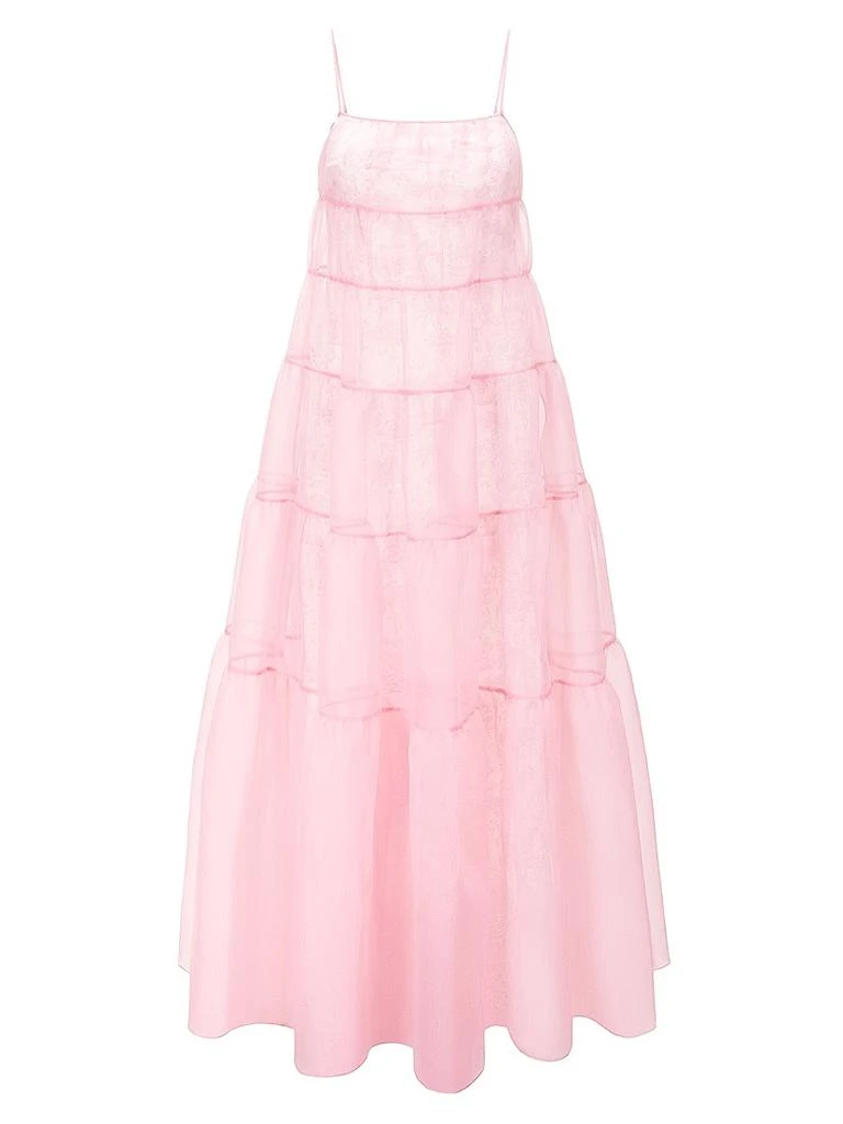 Staud Whitley Cotton-Blend Organza Gown 1