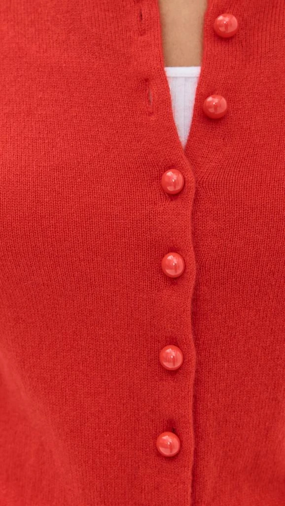 Reformation Caspia Cashmere Cropped Cardigan 5