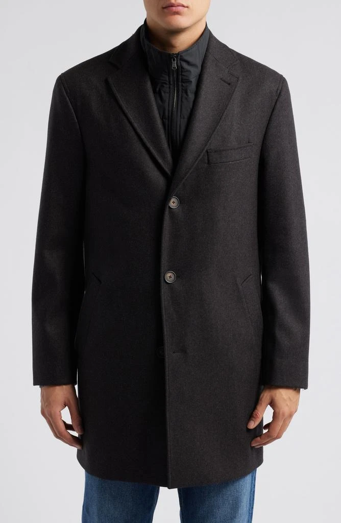 Jack Victor Delroy Wool Topcoat with Removable Bib 1