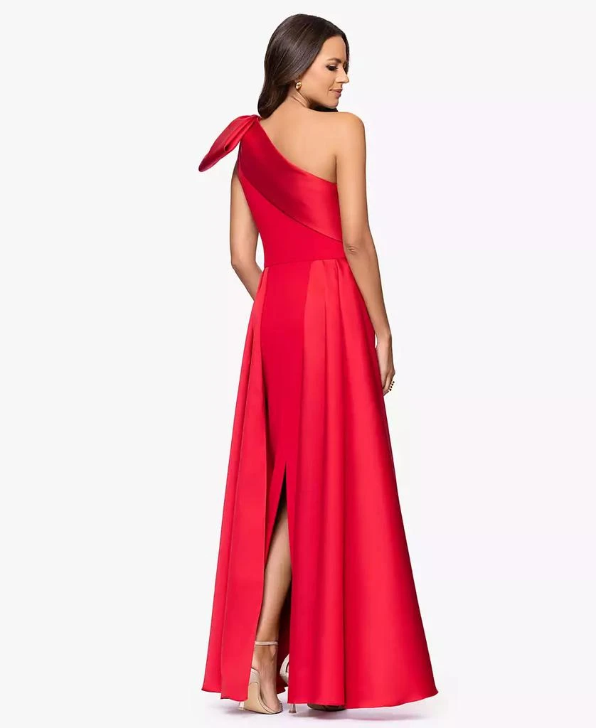 strapless open back dress Adora One-Shoulder Maxi Dress Red