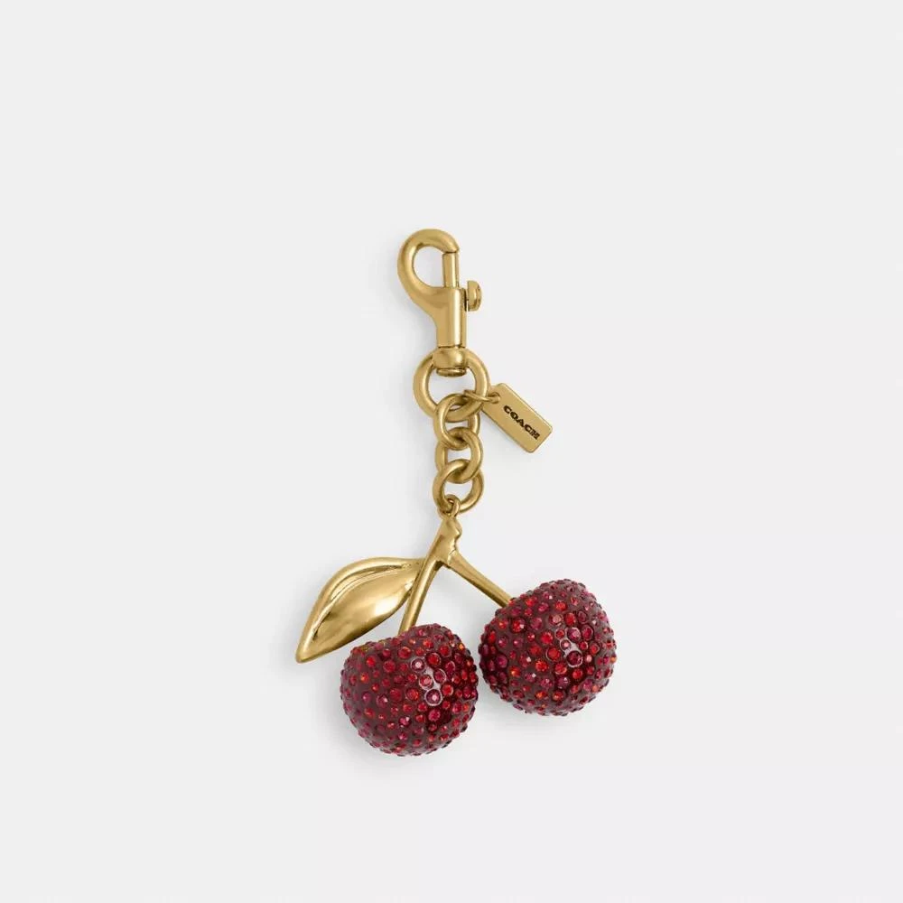 Coach Crystal Cherry Bag Charm