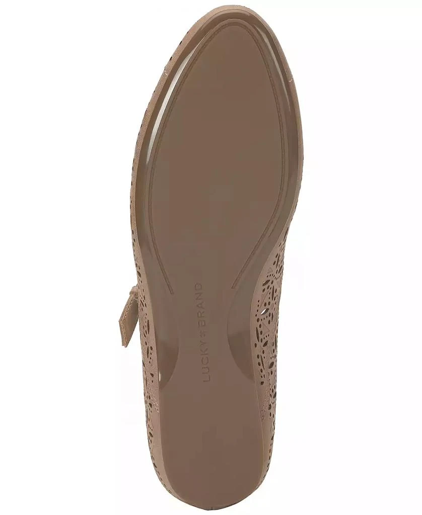 Lucky Brand Women's Cyrena Eyelet Mary Jane Ballet Flats 5