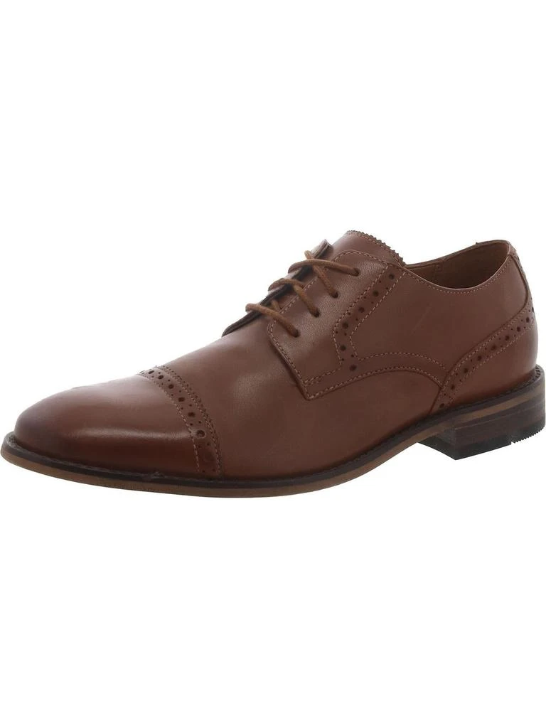 Bostonian Lamont Cap Mens Leather Lace-Up Derby Shoes 4