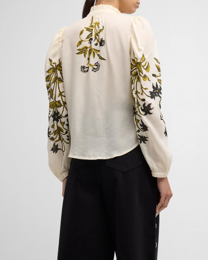 Alix of Bohemia Annabel Olive Lily Valley Shirt 6