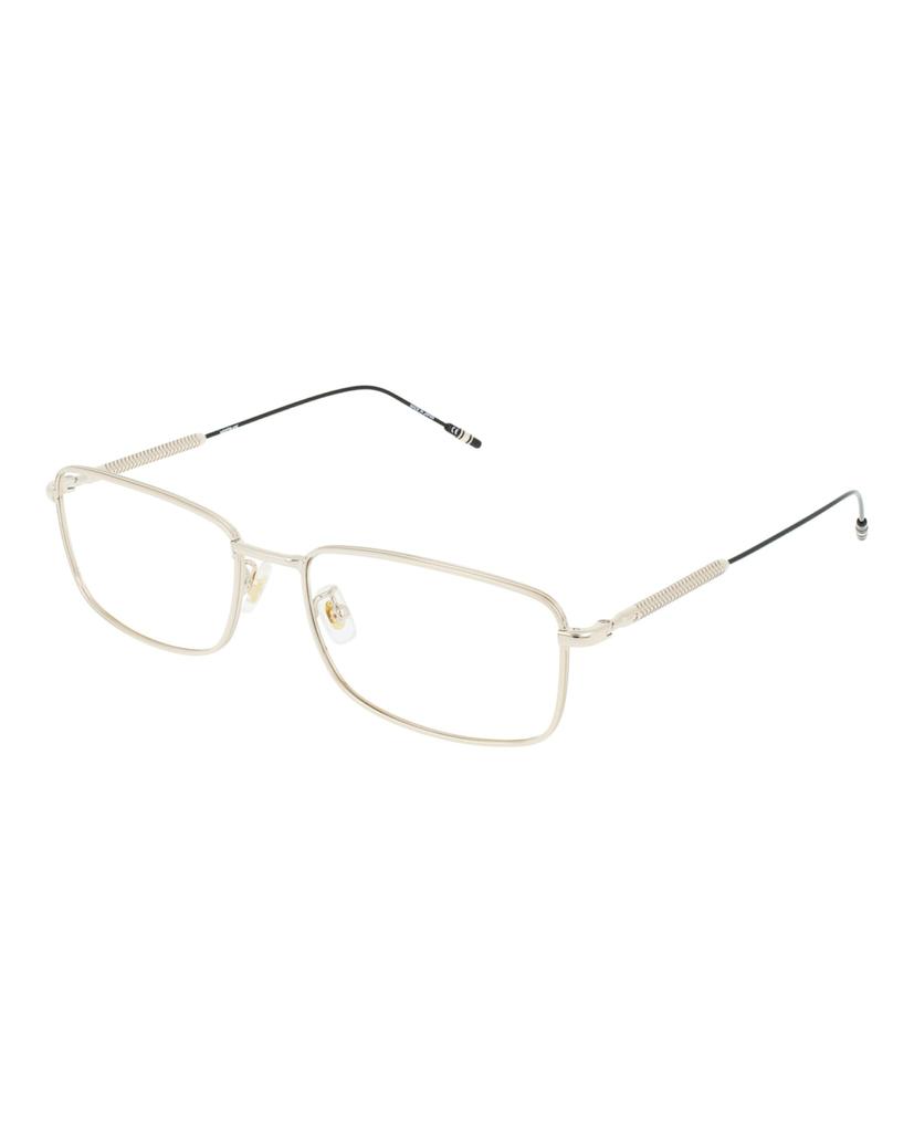 MontBlanc Square-Frame Metal Optical Frames