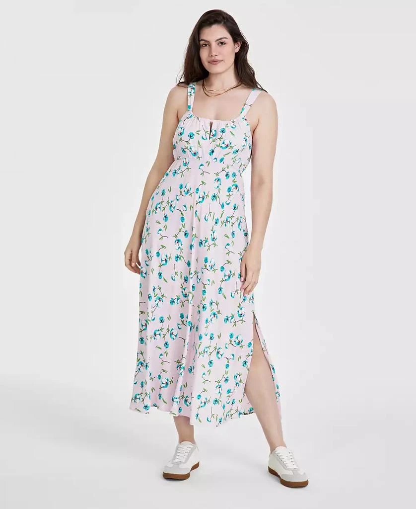 On 34th Women's Printed Empire-Waist Midi Dress, Created for Macy's 1