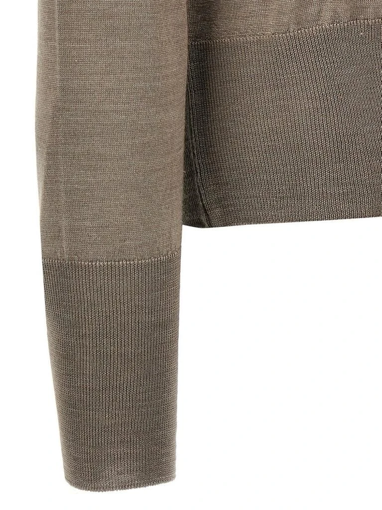 Vivienne Westwood Lightweight Brown Cardigan with Ribbed Cuffs 4